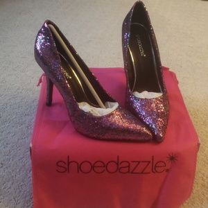 Gorgeous glitter stilettos